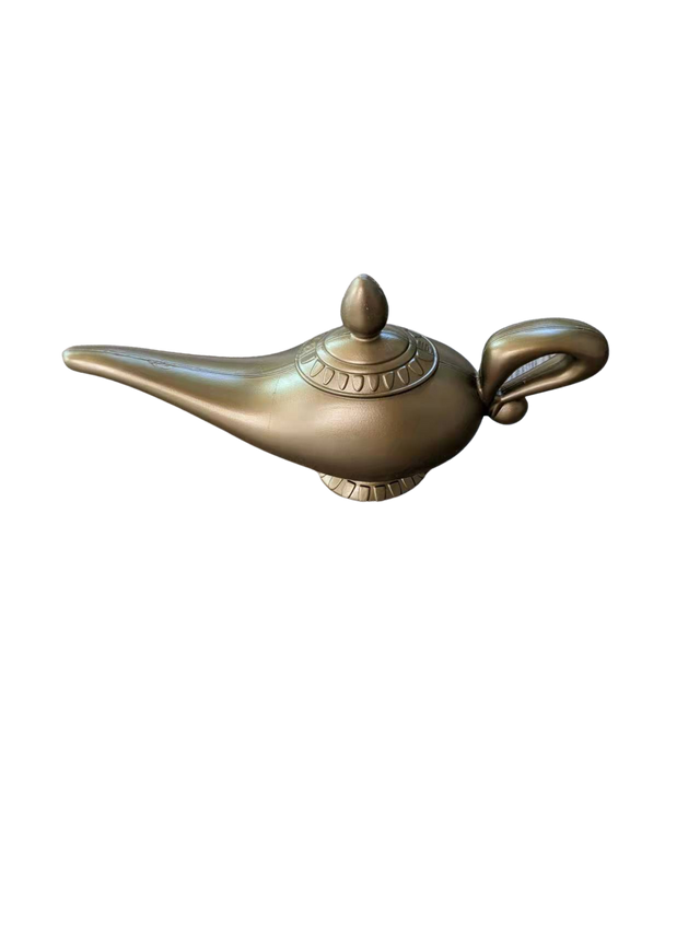 Aladdin's Genie Lamp Costume Accessory for Kids, Arabian Magic Oil Lamp Toys